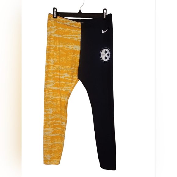 NWT NFL Nike Pittsburgh Steelers Leggings - Picture 1 of 5